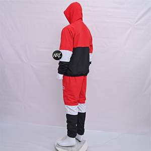 ชุดกีฬาสำหรับวิ่งกันลมโพลีเอสเตอร์100% กันน้ำสไตล์สตรีทของผู้ชายพิมพ์โลโก้ตามสั่ง - Product Image 2