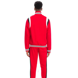 Conjunto de chándal con dobladillo dividido de lana transpirable informal Unisex para hombre de invierno 2025 con sudadera con cremallera y pantalones de chándal - Product Image 6