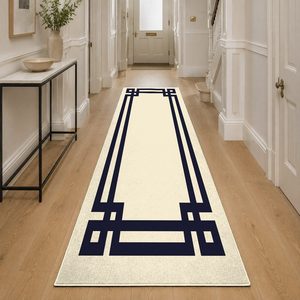 RUGS DEPOT LXDP-0090 Wholesale Multicolor Neutral Marble Effect Digital Printed Machine Washable Chenille Area Rug Non <b>Slip</b> - Product Image 5