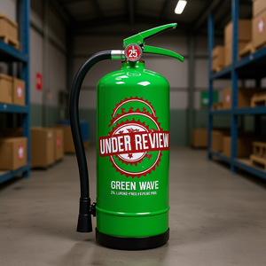 Extintor de Incendios con Ruedas 'Green Wave' de 25L, Libre de Flúor, Fabricado en Italia, Espuma de Primera Calidad, Producto GW100P de Alta Calidad - Product Image 3