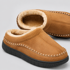 Pantofole da <span class=keywords><strong>uomo</strong></span> slip-on <span class=keywords><strong>con</strong></span> <span class=keywords><strong>memory</strong></span> <span class=keywords><strong>foam</strong></span> spesso, comode per interni ed esterni, ciabatte morbide e larghe tipo mocassino - Product Image 6