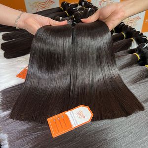 Grade 12A Cheveux Vietnamiens Trame Os Droite Longueur 12 14 Pouces Prêt À Expédier Vrais Extensions de Cheveux Humains Meilleure Qualité - Product Image 6