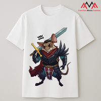 T-shirt unisexe en coton blanc imprimé animaux du zodiaque |   T-shirt graphique du zodiaque chinois 12 animaux |   Logo personnalisé OEM