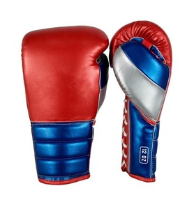 Guantes de boxeo ganadores de cuero genuino Fabricación de alta calidad Hecho a medida Cómodo Durable Competencia profesional - Product Image 5