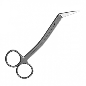 Ciseaux Locklin de haute qualité poignée incurvée ciseaux de Locklin médicaux orthodontiques en acier inoxydable allemand - Product Image 2