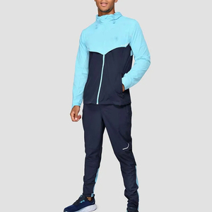 Survêtement personnalisé de haute qualité pour hommes formation Jogging coupe-vent vêtements de sport décontracté Streetwear Shorts ensemble deux pièces pleine longueur - Product Image 1