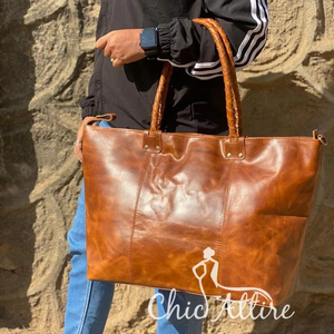 Real Handmade Crunch Leather Tote Bag <b>Women</b> Stylish Shopping Bag Causal <b>Big</b> Size Tote Bag Best Gift <b>for</b> <b>Women</b> - Product Image 1