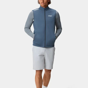 Gilet léger Softshell pour hommes Veste coupe-vent sans manches d'hiver pour les voyages et la course à pied Veste mince très vendue - Product Image 3