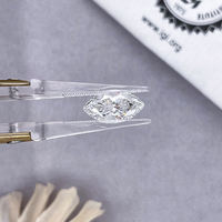 Diamante de corte marquesa cultivado en laboratorio de 0.05 a 1.00 quilates, color E, certificado por IGI para la fabricación de joyas, brillo deslumbrante, sofisticación moderna.