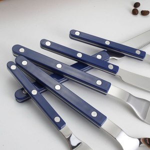 Ensemble de couverts en acier miroir argenté de luxe, style antique, vintage, pour banquet, mariage, vente en gros - Product Image 2