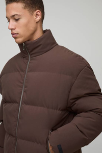 Chaqueta Acolchada de Moda para Hombre 2024, Chaqueta de Invierno Informal con Capucha, de Lona, con Logotipo Personalizado, Tallas Grandes - Product Image 6