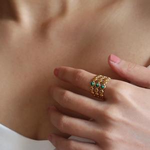 Boho Style 925 argent Sterling Malachite pierres précieuses bague bijoux à la main bague en argent bijoux pour femmes cadeau de mariage pour elle - Product Image 2