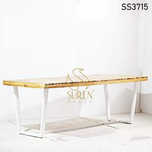 Table de dîner de styliste indien industriel de Restaurant, Table Unique de styliste d'hôtel fabriquée à la main - Product Image 4