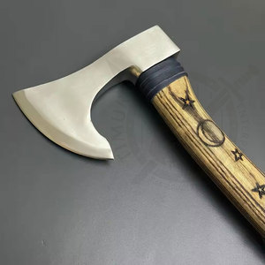 Handmade Damascus thép cắm trại cắ<span class=keywords><strong>t</strong></span> trục <span class=keywords><strong>t</strong></span>ùy chỉnh thiế<span class=keywords><strong>t</strong></span> kế công nghiệp Gỗ xử lý 35-inch 3-năm bảo hành săn bắn quà <span class=keywords><strong>t</strong></span>ặng cho - Product Image 5