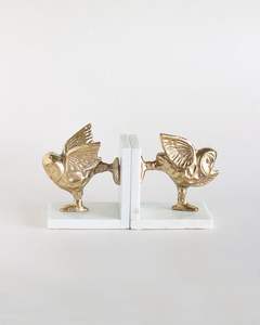 Sujetalibros de aluminio fundido de estatuilla alta de estilo moderno, decoración del hogar de níquel áspero y artesanías de Metal para oficina, regalo para hombres - Product Image 3