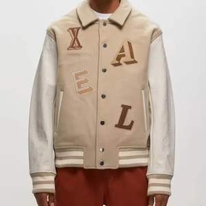 Chaqueta con letras para hombre, chaqueta informal unisex con botones personalizados para hombre, chaquetas universitarias para hombre - Product Image 2