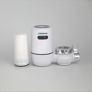 Puricom ตัวกรองน้ำเซรามิกแบบก๊อก ABS, ชิ้นส่วนกรองน้ำคาร์บอนกัมมันต์ที่จำเป็นสำหรับครัวเรือน - Product Image 1
