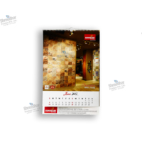 Impression de calendriers de bureau à couverture souple personnalisés, impression offset, plastification brillante personnalisée pour cadeaux d'entreprise, campagnes marketing, livres