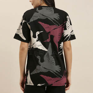 Camiseta Oversize para Mujer al por Mayor, Ajuste Holgado, Manga Corta de Verano, Algodón Poliéster, Secado Rápido, Transpirable, Alta Calidad - Product Image 2