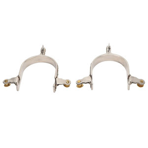 Meilleures ventes d'éperons de cheval de l'Ouest en acier inoxydable Bottes d'équitation équestre Accessoires bas quantité minimale de commande Prix de gros - Product Image 2