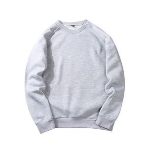 เสื้อสเวตเตอร์คอกลมขนาดใหญ่พิเศษสำหรับทุกเพศเสื้อปักไหล่ตกจาก300Gsm ผ้าฝ้าย - Product Image 4