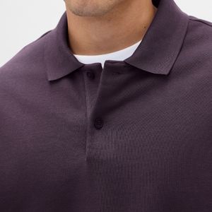 Polo pour homme en coton premium, col classique, confortable, décontracté, élégant, manches courtes, haut quotidien - Product Image 6