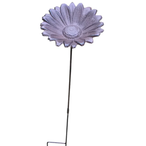 Mangeoire à oiseaux en métal tournesol en laiton AK design standard fini antique rustique pour décor de parc/décor de jardin - Product Image 2