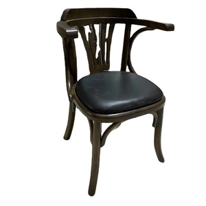 Emballage du courrier Villa Chaise De Cafe Farmhouse Design traditionnel Chêne Frêne Bois Naturel Matériau Bois Canapé Chaise - Product Image 1