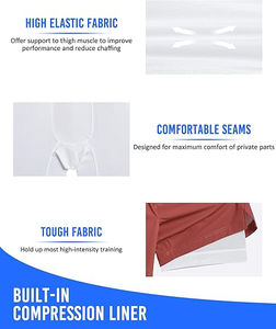 Short de sport à séchage rapide pour homme Pantalon de survêtement à logo personnalisable pour l'entraînement Short de sport de fitness Short de course pour homme - Product Image 4