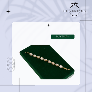 Pulsera Clásica de Moissanita con Eslabones Redondos, Joyería Elegante y Duradera para Mujer - Product Image 2