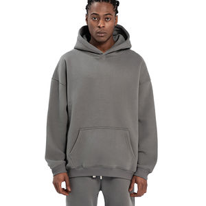 Sudadera con capucha y cremallera completa de alta calidad para hombre al por mayor con parche bordado Impresión digital personalizada - Product Image 6