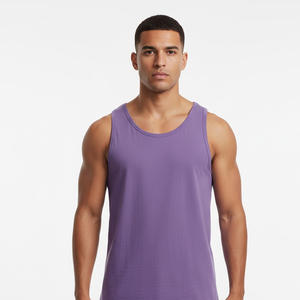 Camiseta sin mangas de entrenamiento para hombre OEM proveedor de fábrica al por mayor hecha a medida sin mangas gimnasio fitness transpirable ligero ropa deportiva - Product Image 2