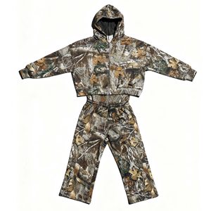 Survêtement de camouflage personnalisé de haute qualité en molleton de coton respirant imprimé personnalisé style Streetwear vintage pour hommes et femmes - Product Image 1