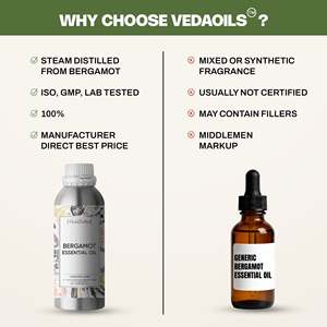 น้ำมันหอมระเหยเบอร์กาม็อตบริสุทธิ์ 100% สำหรับอโรมาเธอราพี บำรุงผิวให้ชุ่มชื้น กระจ่างใส กระชับผิว บำรุงล้ำลึก ออร์แกนิค สมุนไพรจากทีทรีวูด - Product Image 3