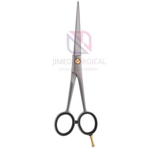 Tijeras Profesionales de Peluquería para Salón de Belleza |   Acero Inoxidable Quirúrgico con Certificación CE con Tornillo Dorado y Reposamanos Ajustable - Product Image 1