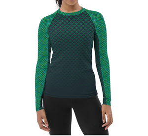 Alta calidad mujeres surf Rash Guard manga larga secado rápido traje de baño camisa - Product Image 1