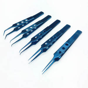 Juego de Pinzas Oftálmicas de Acero Inoxidable HASIBI NAQIBI SURGICAL CORPORATION, Instrumentos Microquirúrgicos Oftálmicos, Clase II CE - Product Image 1