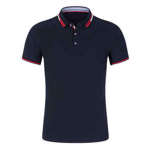 Vente en gros de marque de haute qualité 100% coton polo décontracté personnalisé broderie Logo affaires décontracté bureau polo pour hommes - Product Image 1