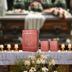 โกศไม้แกะสลักทำด้วยมือสำหรับผู้ชายผู้หญิงกล่องที่ระลึกแกะสลักด้วยไม้ขนาด260ปอนด์ - Product Image 3