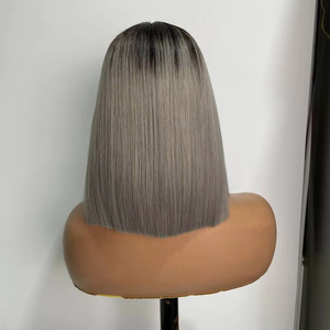 12 pulgadas F15 Color Bob peluca cabello humano virgen vietnamita vendedor de cabello recto pelucas delanteras de encaje precio al por mayor de fábrica - Product Image 1