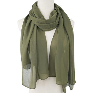 Dupatta impresa con logotipo personalizado de la mejor calidad para mujer Venta caliente Dupatta de color sólido de secado rápido para mujer - Product Image 6