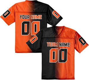 เสื้อเจอร์ซีย์ฟุตบอลผ้าตาข่ายสำหรับเด็กเสื้อเจอร์ซีย์สำหรับฝึกซ้อมกีฬาเสื้ออเมริกันฟุตบอลว่างเปล่าสำหรับเด็กเยาวชน - Product Image 3