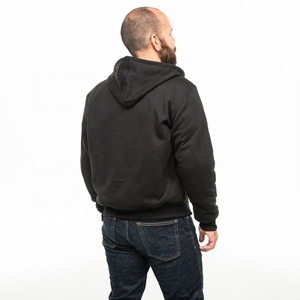 Sweat à capuche de moto pour hommes avec protecteurs amovibles Doublure Kkevlar approuvée CE Ventilations à glissière - Product Image 3