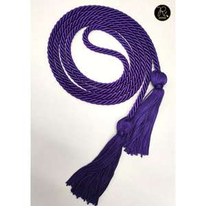 Cordón de Honor Verde Kelly Premium con Borla, Estilo Único, Cordón de 4 Pulgadas, Longitud de 60 Pulgadas, Accesorios para Prendas, Cordones de Procesamiento - Product Image 3