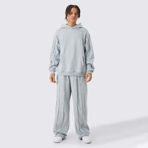 ชุดวอร์มผู้ชายแบบมีฮู้ดทรงปกติ รุ่นใหม่ล่าสุด สีพื้น สำหรับฤดูหนาว ผลิตโดย OEM - Product Image 4