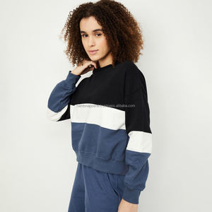 Nardon Apparel - Sudaderas de Mujer al por Mayor, Color Sólido, Personalizadas, Cuello Redondo, 350g - Product Image 4