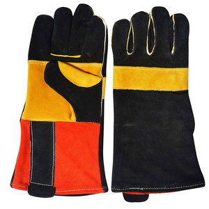 Precio al por mayor, los mejores guantes de soldadura de cuero Premium, llegada, resistencia al calor, guantes de seguridad razonables, resistencia al calor personalizada - Product Image 6