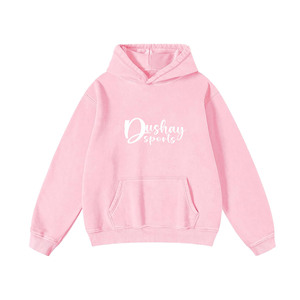 Streetwear Hip Hop Oversized 100% algodón Heavy Weight Puff Print Hoodies Custom Logo Cropped Hoodie para hombres - Product Image 6