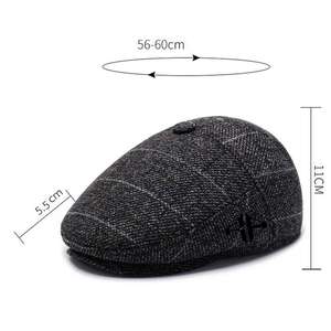 Haute qualité personnalisé Vintage réglable plat lierre chapeau hommes été Gatsby gavroche casquette en gros décontracté Golf conduite ATLANTIC - Product Image 4