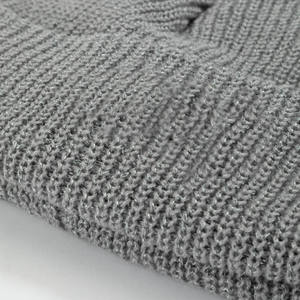 Custom Logo Jacquard Beanies <b>Caps</b> Trendy Knitted Winter Hats for Unisex - Product Image 4